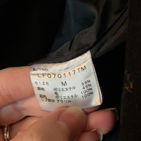 Black Button Coat - Picture 8 of 8